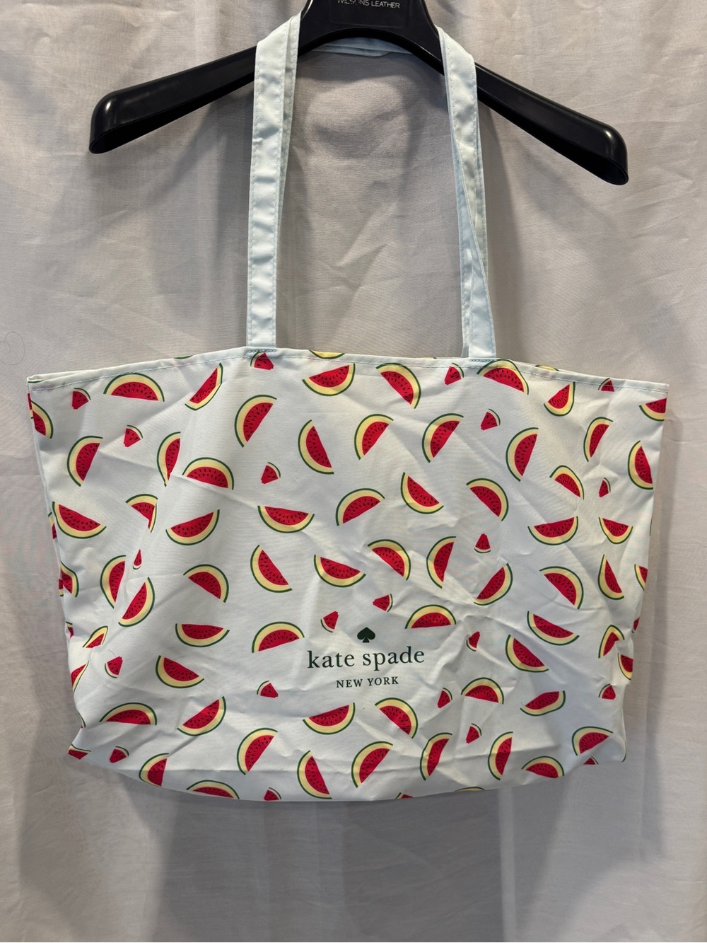 kate spade light blue Watermelon Slice Print Tote